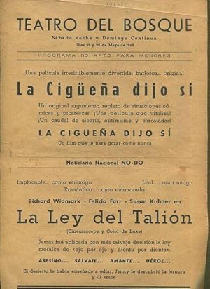 LA CIGÜEÑA DIJO SI/ NO-D-/ LA LEY DEL TALION.