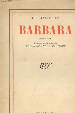 Imagen del vendedor de BARBARA a la venta por Le-Livre