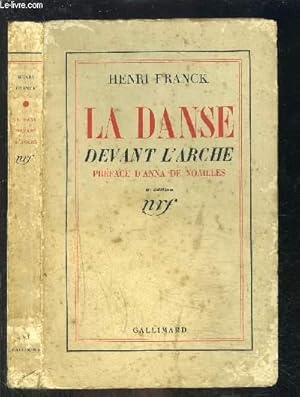 Bild des Verkufers fr LA DANSE DEVANT L ARCHE zum Verkauf von Le-Livre