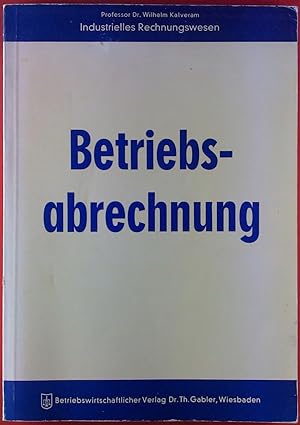 Seller image for Betriebsabrechnung for sale by biblion2