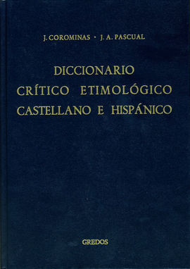DICCIONARIO CRÍTICO ETIMOLÓGICO CASTELLANO E HISPÁNICO RI-X
