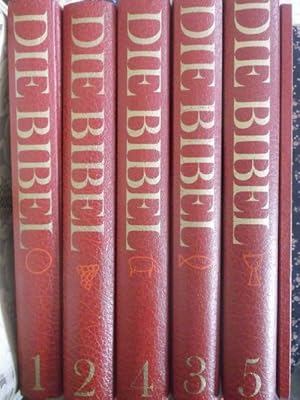 Die Bibel. Altes und Neues Testament in neuer Einheitsübersetzung. 5 Bände mit 3500 Farbbildern u...