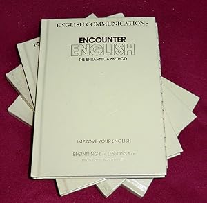 Seller image for ENCOUNTER ENGLISH - THE BRITANNICA METHOD - ENGLISH COMMUNICATIONS - IMPROVE YOUR ENGLISH - LESSONS 1 A 24 en 4 volumes for sale by LE BOUQUINISTE