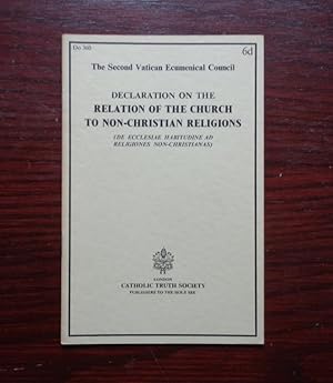 Image du vendeur pour Declaration on the Relation to the Church to Non-Christian Religions (De Ecclesiae Habitudine Ad Religiones Non-Christianas) mis en vente par BRIMSTONES