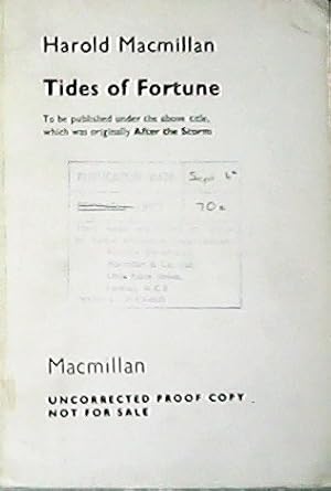 Imagen del vendedor de Tides of Fortune. a la venta por Librera y Editorial Renacimiento, S.A.