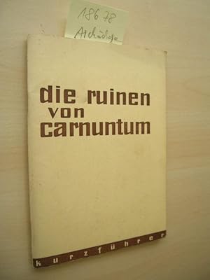 Die Ruinen von Carnuntum.