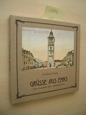 Seller image for Grsse aus Enns. SIGNIERT. Eine Auswahl alter Ansichtskarten. for sale by Klaus Ennsthaler - Mister Book