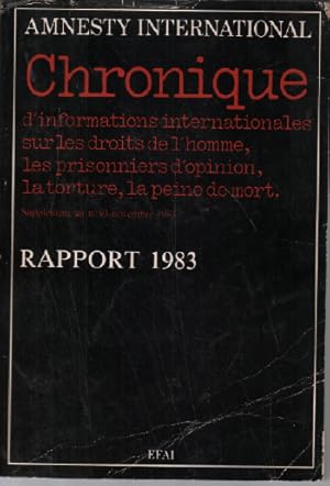 Rapport 1983 D'amnesty International