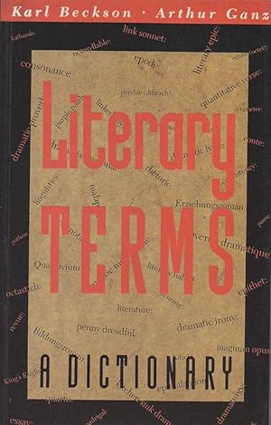 Image du vendeur pour Literary Terms: A Dictionary mis en vente par The Glass Key