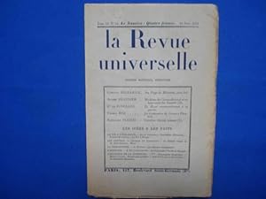 La Revue Universelle. Tome VI N°12