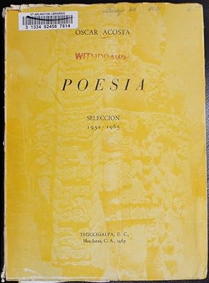 Imagen del vendedor de Poesia / Seleccion 1952-1965 a la venta por GuthrieBooks