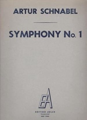 Symphony No. 1. Score.
