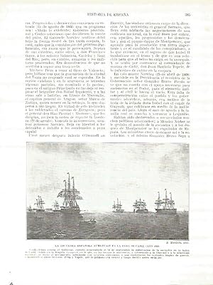 Imagen del vendedor de LAMINA 4451: Sublevacion en Cadiz de la escuadra espaola en 1868 a la venta por EL BOLETIN