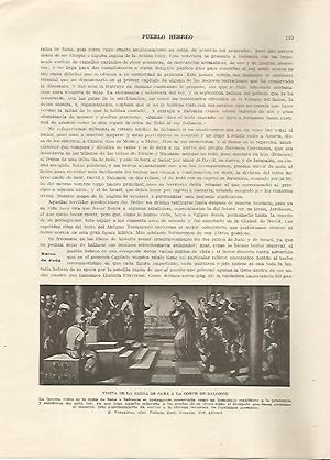 Seller image for LAMINA 5105: La reina de Saba visita a Salomon for sale by EL BOLETIN