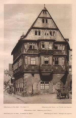 Bild des Verkufers fr Lamina/Foto KURT HIELSCHE Deuschtland No. 074: MITTENBERG ON THE MAIN. THE GIANT INN zum Verkauf von EL BOLETIN