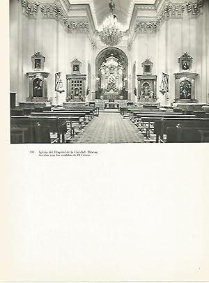 Bild des Verkufers fr LAMINA 2112: ILLESCAS. Iglesia del Hospital de la Caridad zum Verkauf von EL BOLETIN