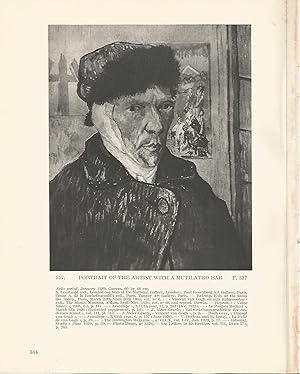 Bild des Verkufers fr LAMINA 1388: VAN GOGH. Portrait of the Artist with a Mutilated Ear zum Verkauf von EL BOLETIN