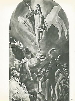 Bild des Verkufers fr LAMINA 1974: EL GRECO. Resurreccion zum Verkauf von EL BOLETIN