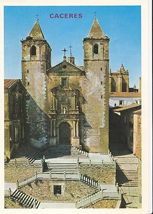 Imagen del vendedor de Postal 61622 : Caceres. Plaza de San Jorge e Iglesia de San Francisco Javier a la venta por EL BOLETIN