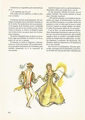 Imagen del vendedor de LAMINA 1950: Ilustracion de M. Tvrdikova y J. Klimentova para Cenicienta a la venta por EL BOLETIN