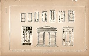 Bild des Verkufers fr Lamina 024: Plantas de templos romanos zum Verkauf von EL BOLETIN