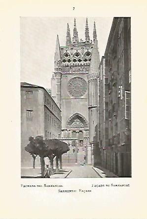 Image du vendeur pour LAMINA 5193: Catedral de Burgos. Fachada del Sarmental mis en vente par EL BOLETIN