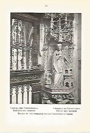 Image du vendeur pour LAMINA 5199: Catedral de Burgos. Capilla del Condestable mis en vente par EL BOLETIN
