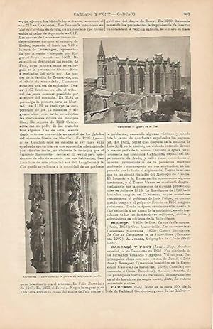 Immagine del venditore per LAMINA ESPASA 4301: Iglesia de la Cite de Carcassone Francia venduto da EL BOLETIN