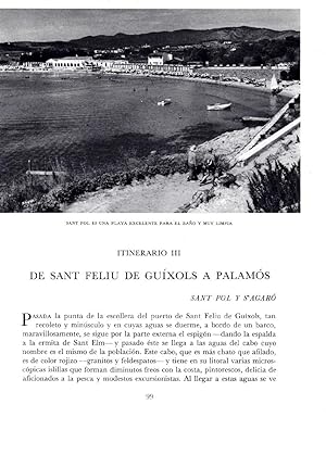 Bild des Verkufers fr LAMINA 5681: Playa Sant Pol zum Verkauf von EL BOLETIN
