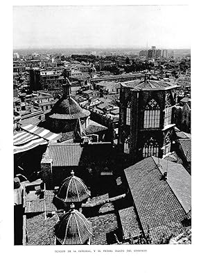 Seller image for LAMINA 5907: Tejados de la catedral y el prisma calado del cimborio for sale by EL BOLETIN