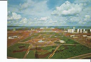 Bild des Verkufers fr Postal 016989: BRASILIA Brasil - Vista aerea de la Esplanada dos Ministerios zum Verkauf von EL BOLETIN