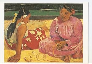 Bild des Verkufers fr Postal 042167 : Gauguin Paul. Femme de Tahiti ou Sur la plage zum Verkauf von EL BOLETIN