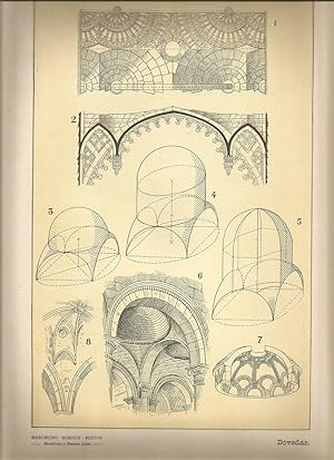 Imagen del vendedor de Lamina 082: Tratado de arquitectura de Sugraes - Bovedas a la venta por EL BOLETIN