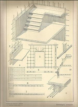 Imagen del vendedor de Lamina 151: Tratado de arquitectura de Sugraes - Hormigon armado a la venta por EL BOLETIN