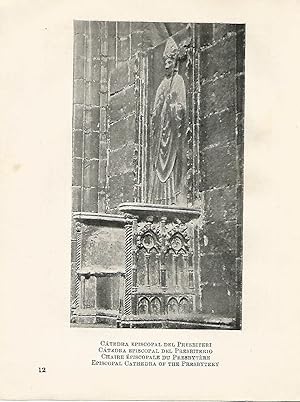 Imagen del vendedor de Lamina 1059: CATEDRAL DE BARCELONA. Catedra episcopal del prebisterio a la venta por EL BOLETIN