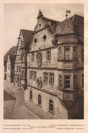 Bild des Verkufers fr Lamina/Foto KURT HIELSCHE Deuschtland No. 038: WOLFRAM ESCHENBACH. TOWN HALL zum Verkauf von EL BOLETIN