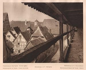 Bild des Verkufers fr Lamina/Foto KURT HIELSCHE Deuschtland No. 048: ROTHENBURG ON THE TAUBER. ARCHERS GALLERY zum Verkauf von EL BOLETIN