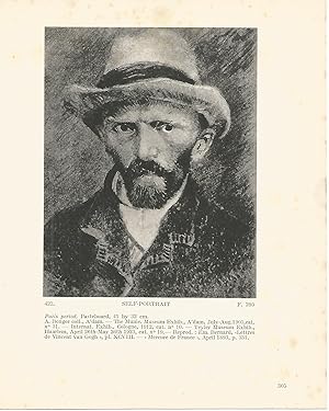 Bild des Verkufers fr LAMINA 1345: VAN GOGH. Self-Portrait zum Verkauf von EL BOLETIN