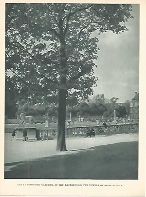 Bild des Verkufers fr LAMINA 1773: PARIS. Jardines de Luxemburgo zum Verkauf von EL BOLETIN