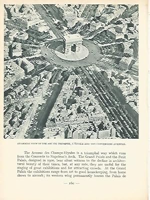 Bild des Verkufers fr LAMINA 1790: PARIS. Vista aerea del Arco del Triunfo zum Verkauf von EL BOLETIN