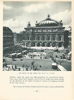 Bild des Verkufers fr LAMINA 1808: PARIS. Plaza de la Opera zum Verkauf von EL BOLETIN