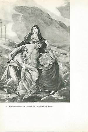 Seller image for LAMINA 1961: EL GRECO. Piedad for sale by EL BOLETIN