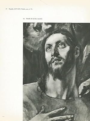 Seller image for LAMINA 1975: EL GRECO. Expolio (detalle) for sale by EL BOLETIN