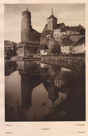 Bild des Verkufers fr Lamina/Foto KURT HIELSCHE Deuschtland No. 107: BAUTZEN FROM THE LAKE zum Verkauf von EL BOLETIN