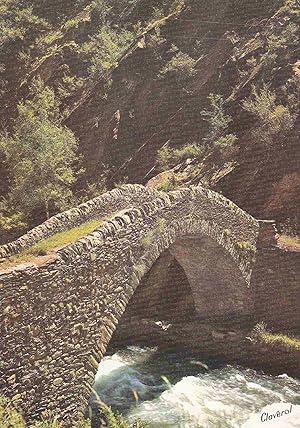 Imagen del vendedor de Postal 61100: Puente romanico de San Antonio. La Massana. Andorra a la venta por EL BOLETIN