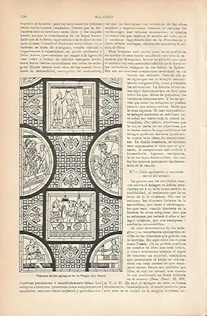 Immagine del venditore per LAMINA ESPASA 5153: Vidriera de los milagros de la Virgen en Le Mans Francia venduto da EL BOLETIN