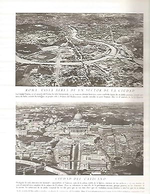 Bild des Verkufers fr LAMINA 3113: ITALIA. Ciudad del Vaticano. Vista de Roma zum Verkauf von EL BOLETIN