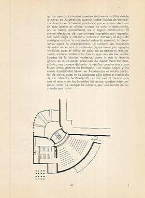 Immagine del venditore per LAMINA 3606: Planta de la Iglesia de Alcobendas. Madrid venduto da EL BOLETIN