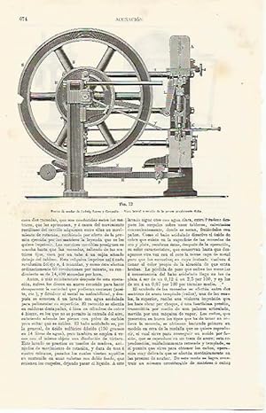 Seller image for LAMINA ESPASA 8143: Prensa de acuar de Ludwig Loewe y compaia for sale by EL BOLETIN