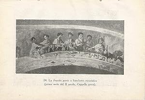 Imagen del vendedor de Lamina 451: CATACUMBAS DE ROMA. El banquete eucaristico. Capilla griega a la venta por EL BOLETIN